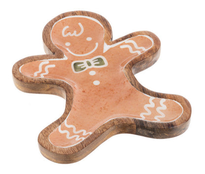Gingerbread People Tidbit Tray - - Tampa Home & Garden Store