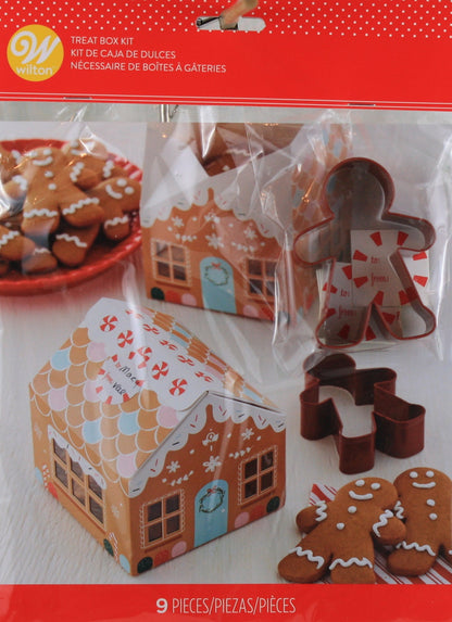 Gingerbread Treat Box Kit with Cookie Cutter - Tampa Home & Garden Store
