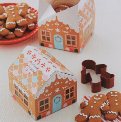 Gingerbread Treat Box Kit with Cookie Cutter - Tampa Home & Garden Store