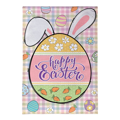 Gingham Easter Burlap Garden Flag - Tampa Home & Garden Store