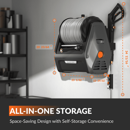 Grandfalls Pressure Washer Plus+ Wall Mounted | Giraffe Tools
