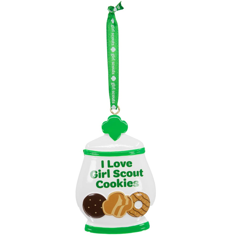 Girl Scouts Cookie Jar Ornament - Tampa Home & Garden Store