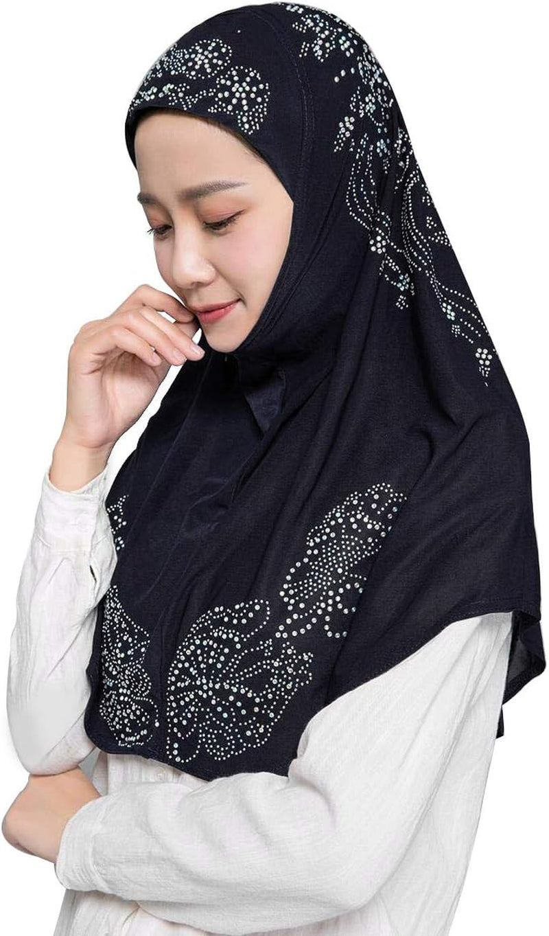 Girls’ Floral Hijab Scarf – Soft, Stylish & Versatile - Tampa Home & Garden Store