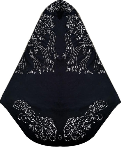 Girls’ Floral Hijab Scarf – Soft, Stylish & Versatile - Tampa Home & Garden Store