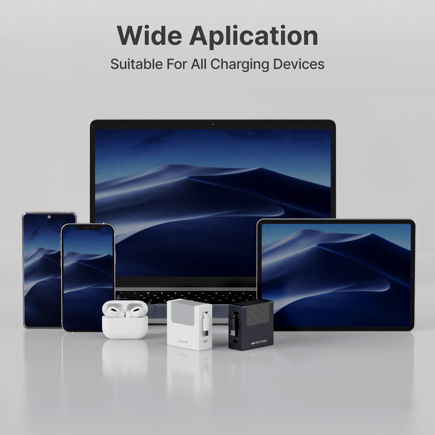 Chargeur rétractable Gitryin pour appareils 3C