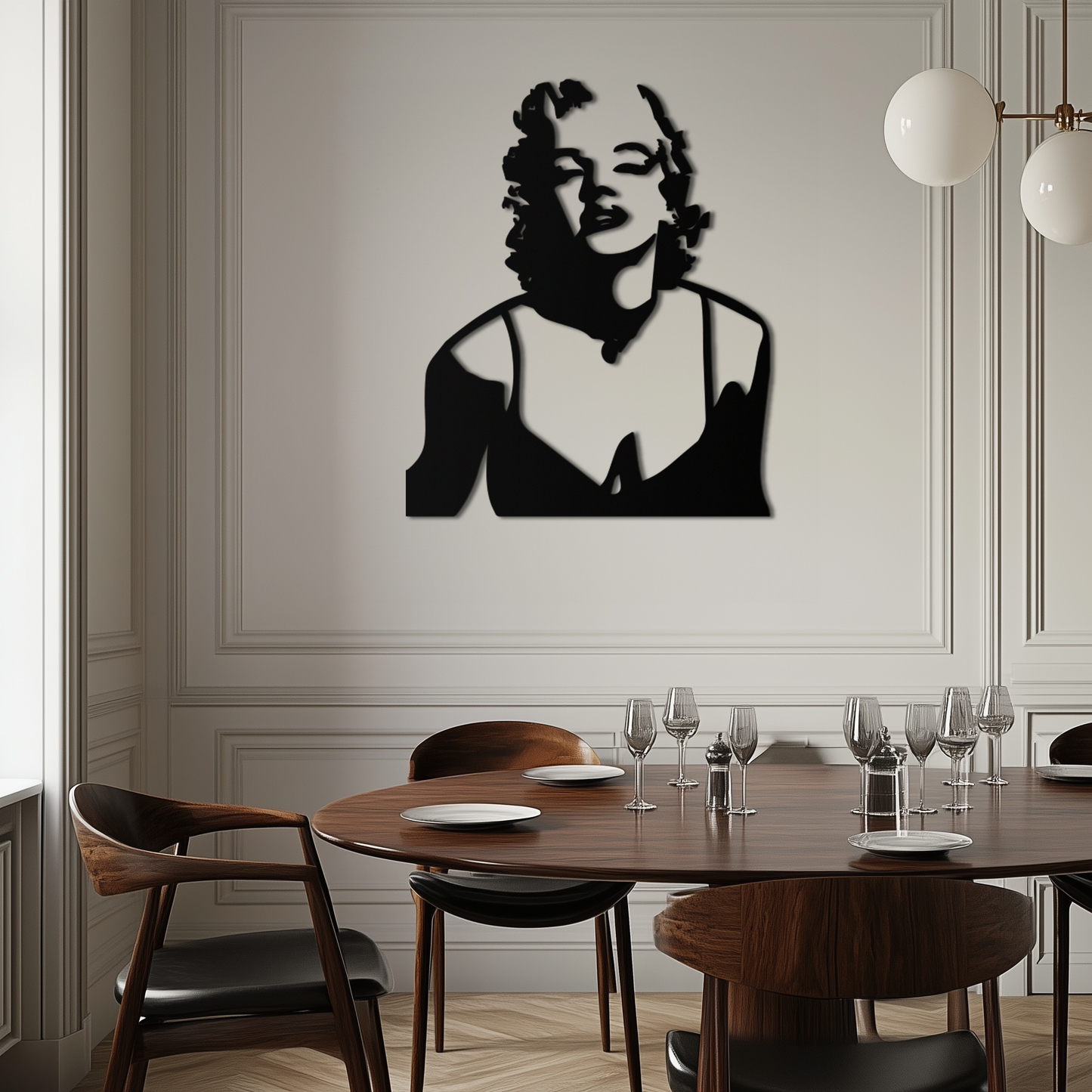 Glamorous Marilyn Monroe Metal Wall Art – Iconic Pop Art Steel Decor - KAF153 - Tampa Home & Garden Store