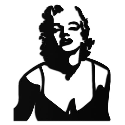 Glamorous Marilyn Monroe Metal Wall Art – Iconic Pop Art Steel Decor - KAF153 - Tampa Home & Garden Store