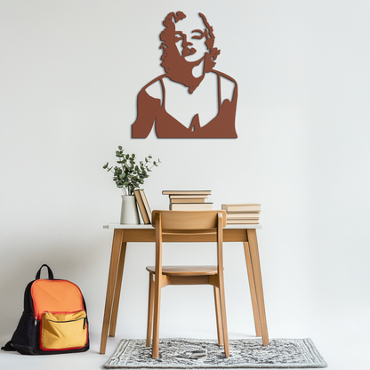 Glamorous Marilyn Monroe Metal Wall Art – Iconic Pop Art Steel Decor - KAF153 - Tampa Home & Garden Store