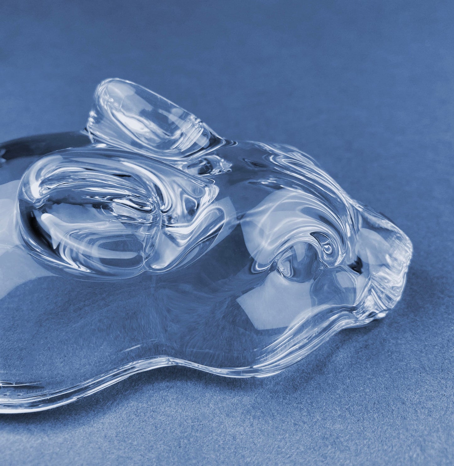 Glass Bunny Butter Dish.  Clear Glass Jar Shaped Like Rabbit. Trinket Box. Spring/Easter Celebration. Collectible Glass. - Tampa Home & Garden Store