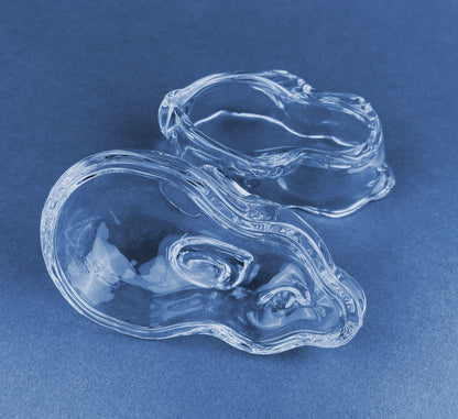 Glass Bunny Butter Dish.  Clear Glass Jar Shaped Like Rabbit. Trinket Box. Spring/Easter Celebration. Collectible Glass. - Tampa Home & Garden Store