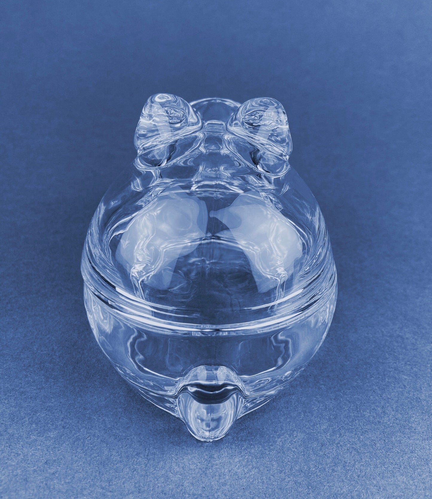 Glass Bunny Butter Dish.  Clear Glass Jar Shaped Like Rabbit. Trinket Box. Spring/Easter Celebration. Collectible Glass. - Tampa Home & Garden Store