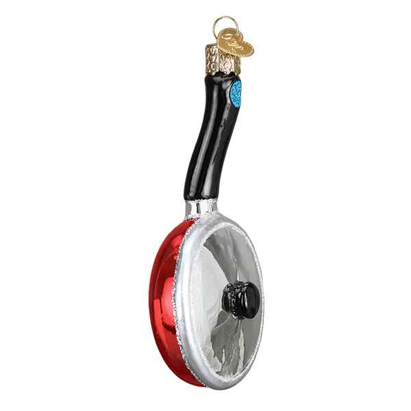 Glass Frying Pan Ornament - Tampa Home & Garden Store