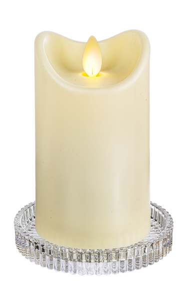 Glass Holder Plate - Pillar - Tampa Home & Garden Store
