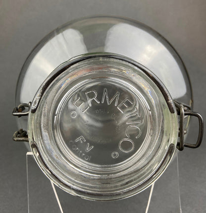 Glass Jar. Large Hermetic Jar by Ermettico FV Control. Glass Storage Jar Made in Italy. - Tampa Home & Garden Store