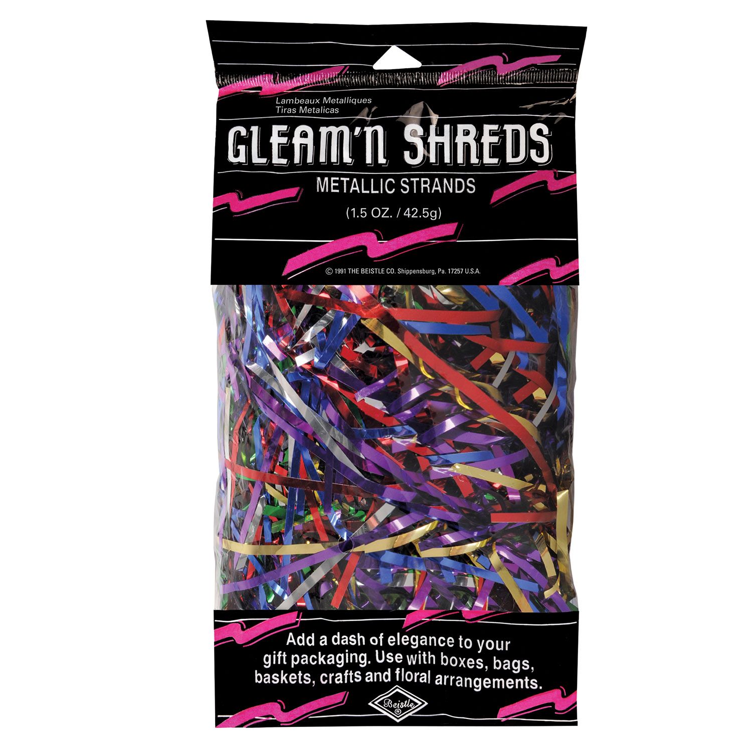 Gleam'n  Shreds Metallic Strands - Multi Color - Tampa Home & Garden Store