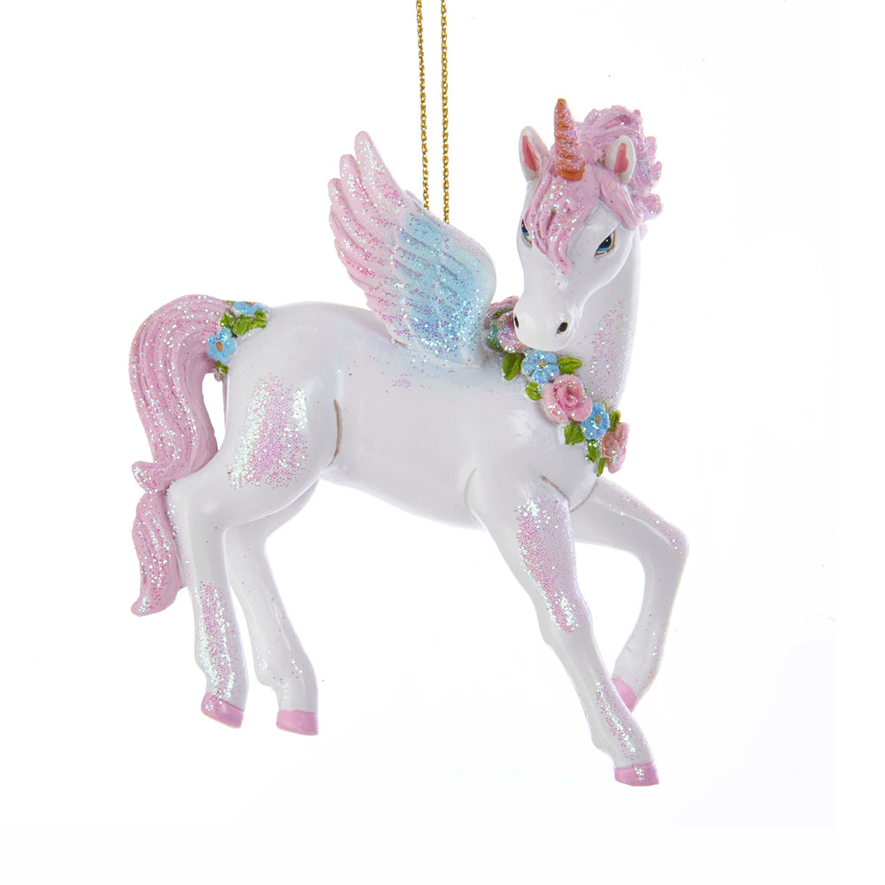 Glittered Unicorn Ornament - Tampa Home & Garden Store