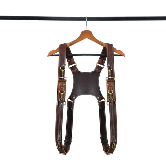 Goat Leather Dual Camera Harness - Tampa Home & Garden Store