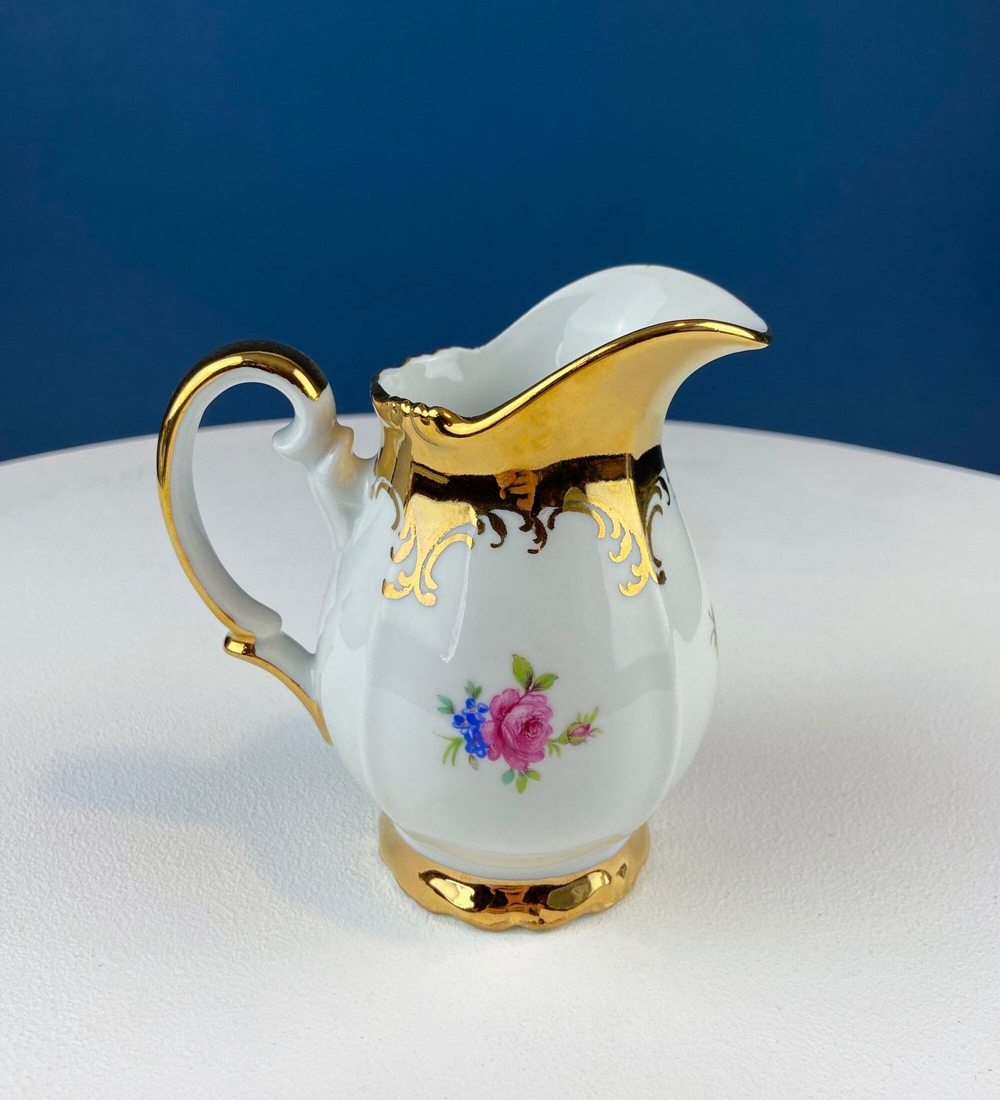 Gold Demitasse Tea Set: Prussian Hand-Painted Coffee/Tea Service for Two - Tampa Home & Garden Store
