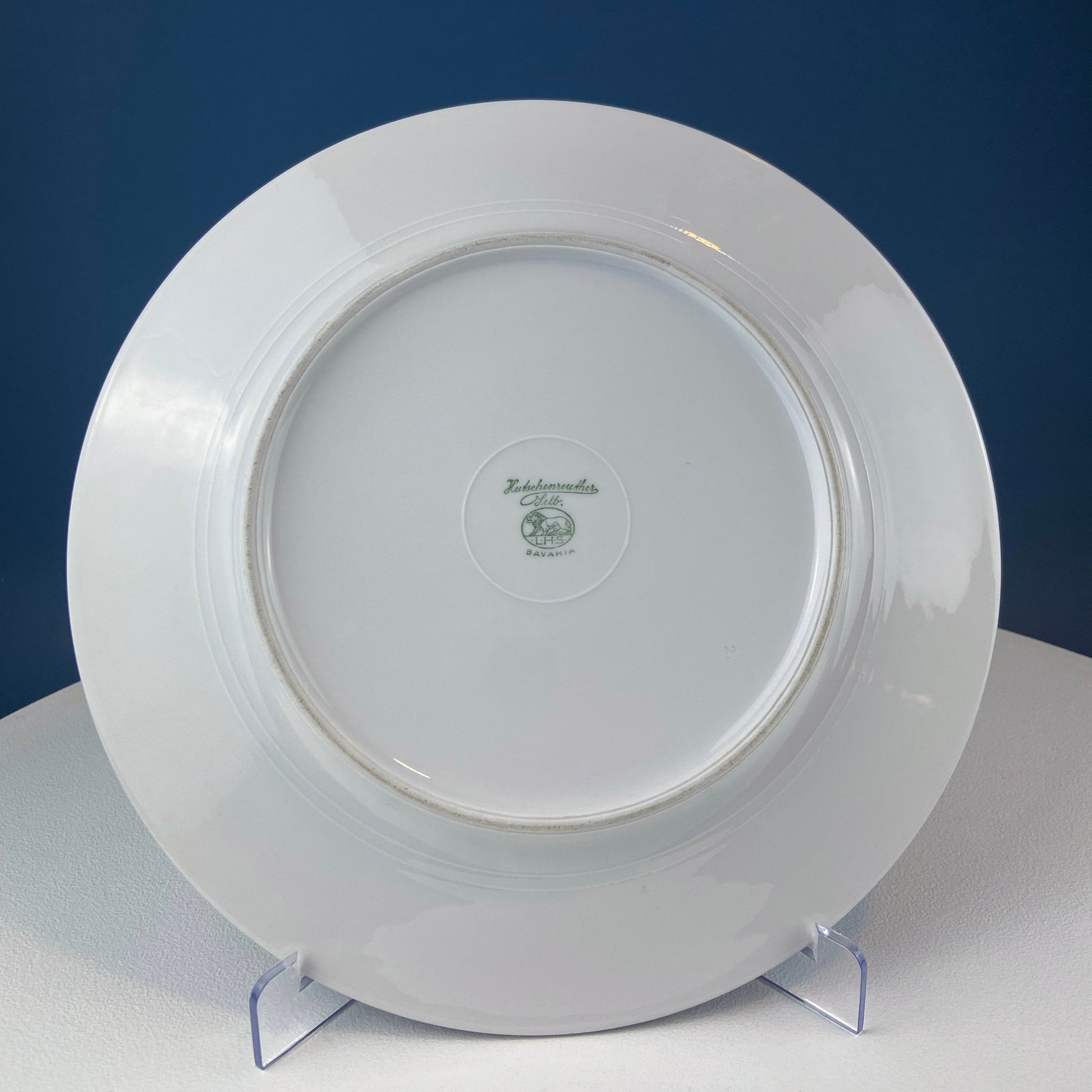 Gold on Gold Cup and Saucer by Wheeling, Germany, Paired with Stunning Gilded Hutschenreuther Serving Plate. Tea Set. Luxury Living. - Tampa Home & Garden Store