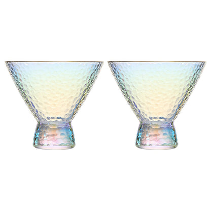 Dulce Martini 8.5 Oz Cocktail Glasses Set of Two