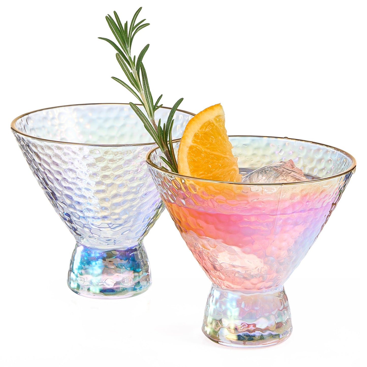 Dulce Martini 8.5 Oz Cocktail Glasses Set of Two