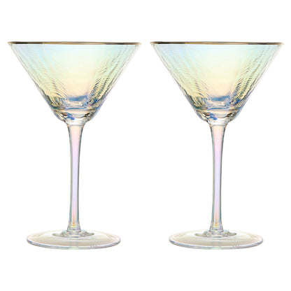 Dulce Martini Cocktail Glassware Set of 2