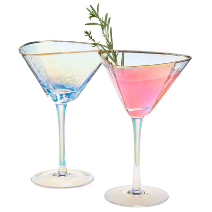Dulce Martini Cocktail Glassware Set of 2
