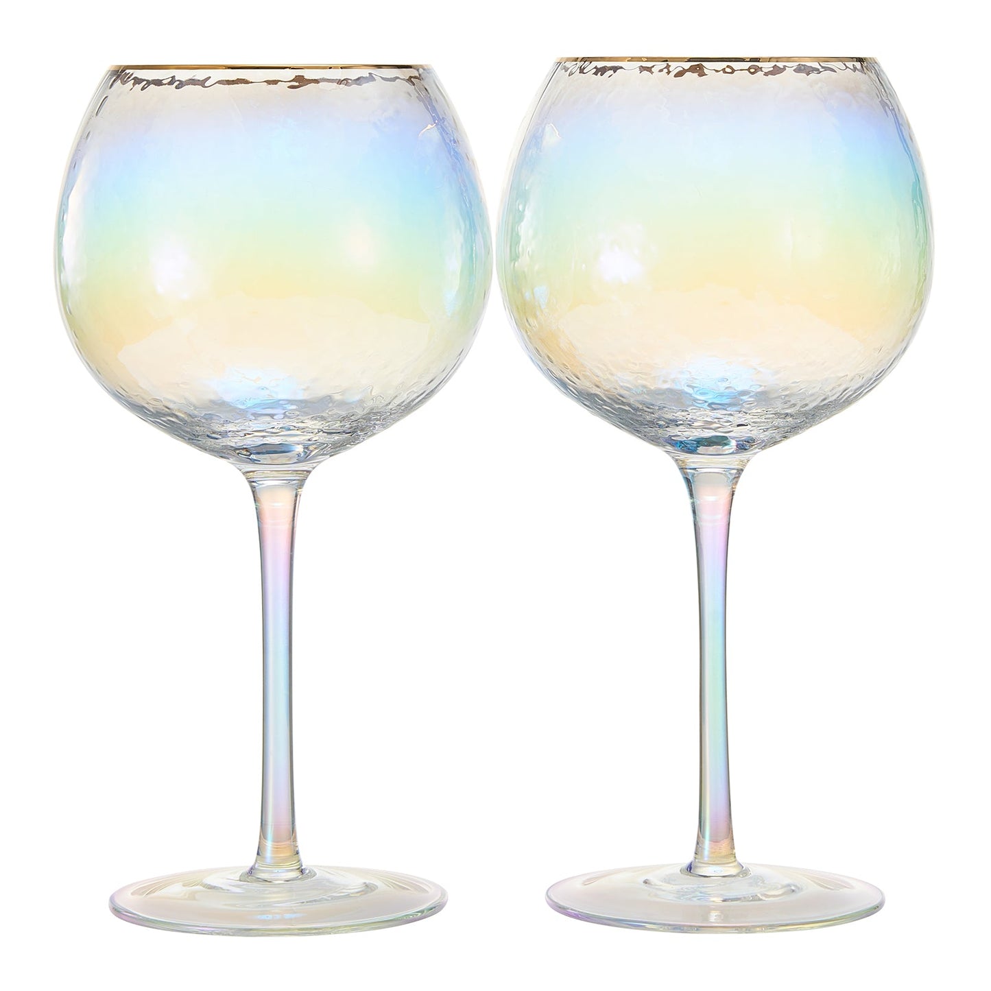 Clear Dulce Stemmed Wine Glassware Set Of Two