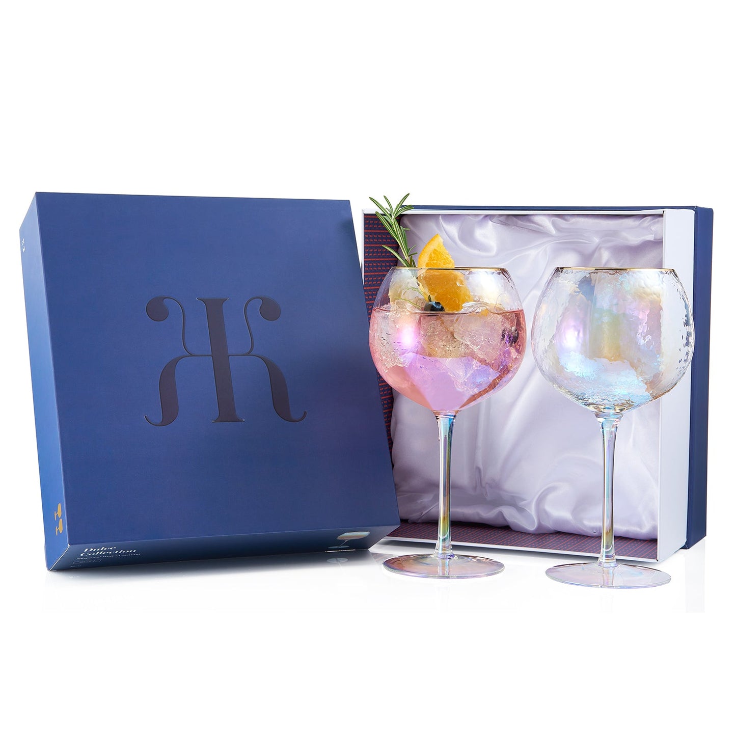Clear Dulce Stemmed Wine Glassware Set Of Two