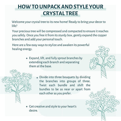 Golden Lamp of Wealth - Citrine Tree - Tampa Home & Garden Store