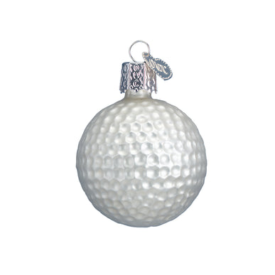 Golf Ball Glass Ornament - Tampa Home & Garden Store