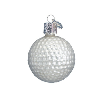 Golf Ball Glass Ornament - Tampa Home & Garden Store