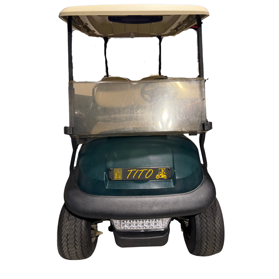 Custom Golf Cart Driver Plate and Color Options