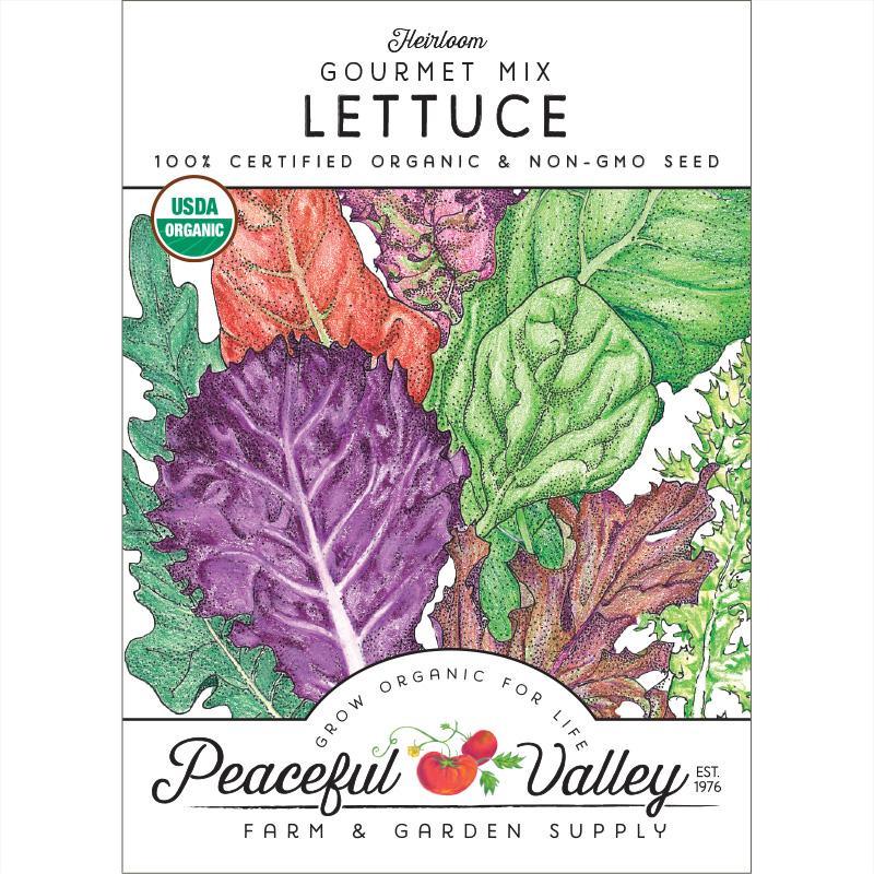 Gourmet Mix Lettuce Seeds (Organic) - Tampa Home & Garden Store