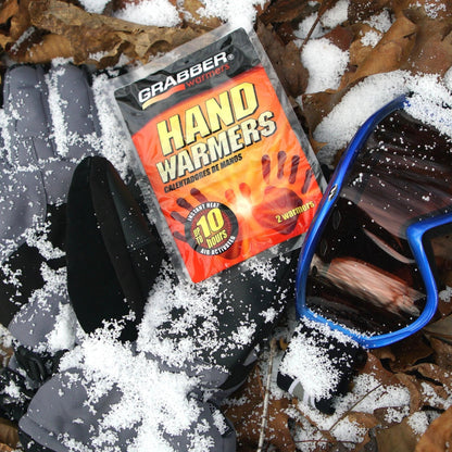 Grabber Hand Warmers - Long Lasting Safe Natural Odorless Air Activated Warmers - Up to 10 Hours of Heat - 10 Pair Pack - Tampa Home & Garden Store