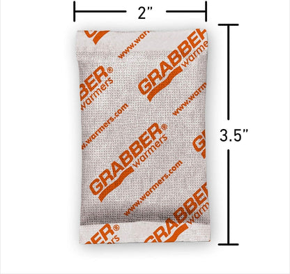 Grabber Hand Warmers - Long Lasting Safe Natural Odorless Air Activated Warmers - Up to 10 Hours of Heat - 10 Pair Pack - Tampa Home & Garden Store