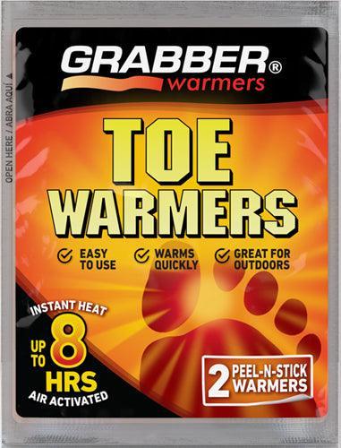 Grabber Toe Warmers - Long Lasting Safe Natural Odorless Air Activated Warmers - Up to 8 Hours of Heat - 40 Pair Box - Tampa Home & Garden Store