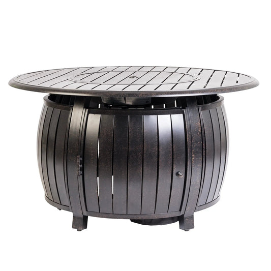 Grand Cooper 44" Round Aluminum Convertible Gas Fire Pit Table - Tampa Home & Garden Store