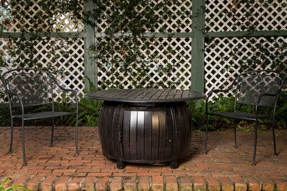 Grand Cooper 44" Round Aluminum Convertible Gas Fire Pit Table - Tampa Home & Garden Store