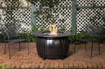 Grand Cooper 44" Round Aluminum Convertible Gas Fire Pit Table - Tampa Home & Garden Store
