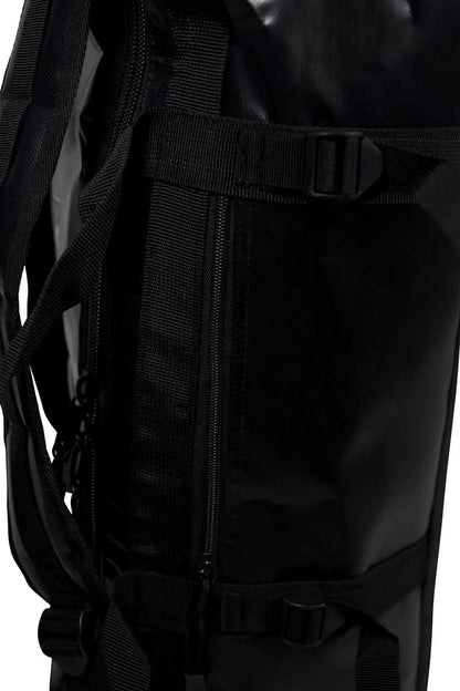 Grand Prix Duffle Backpack Travel Bag black with nylon straps and adjustable buckles on Tampa Home & Garden Store