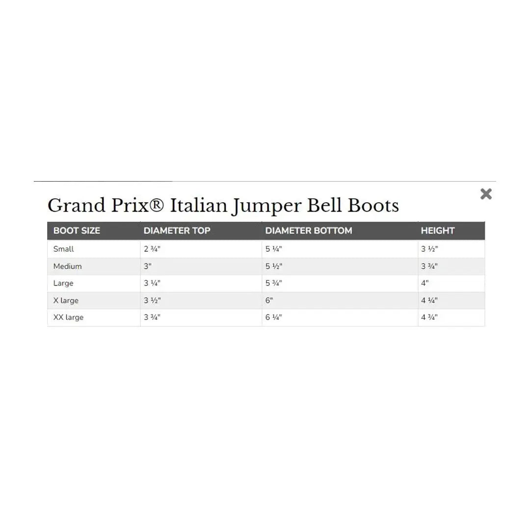Grand Prix Italian Pull On Rubber Bell Boots - Tampa Home & Garden Store