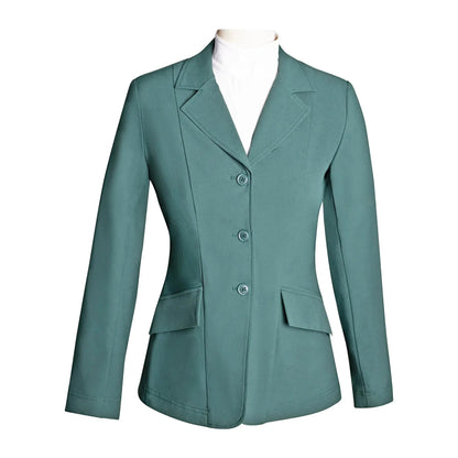 Grand Prix Ladies EQJ 3-Button Show Coat in NY Tech fabric, New Green on Tampa Home & Garden Store