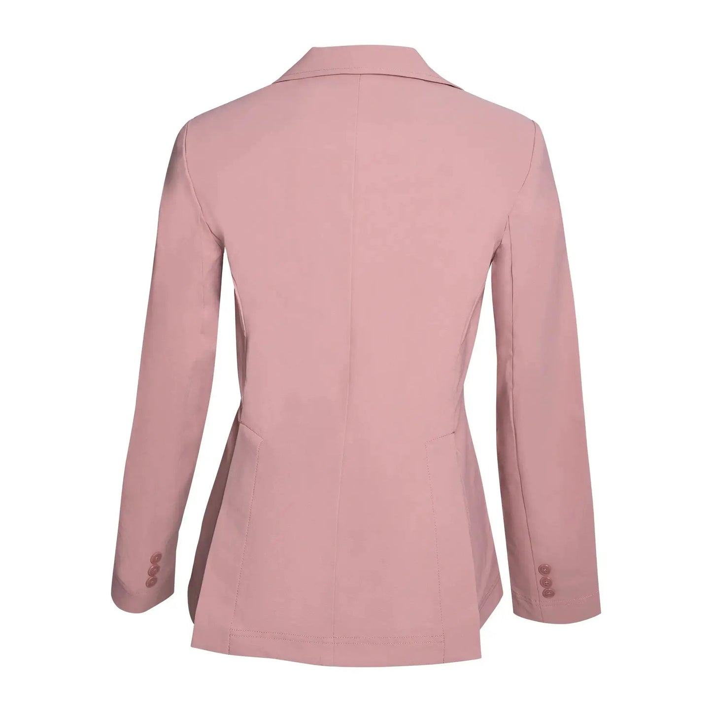 Grand Prix Ladies EQJ 3 Button Show Coat NY Tech Fabric Rose by Huntley Equestrian on Tampa Home & Garden Store