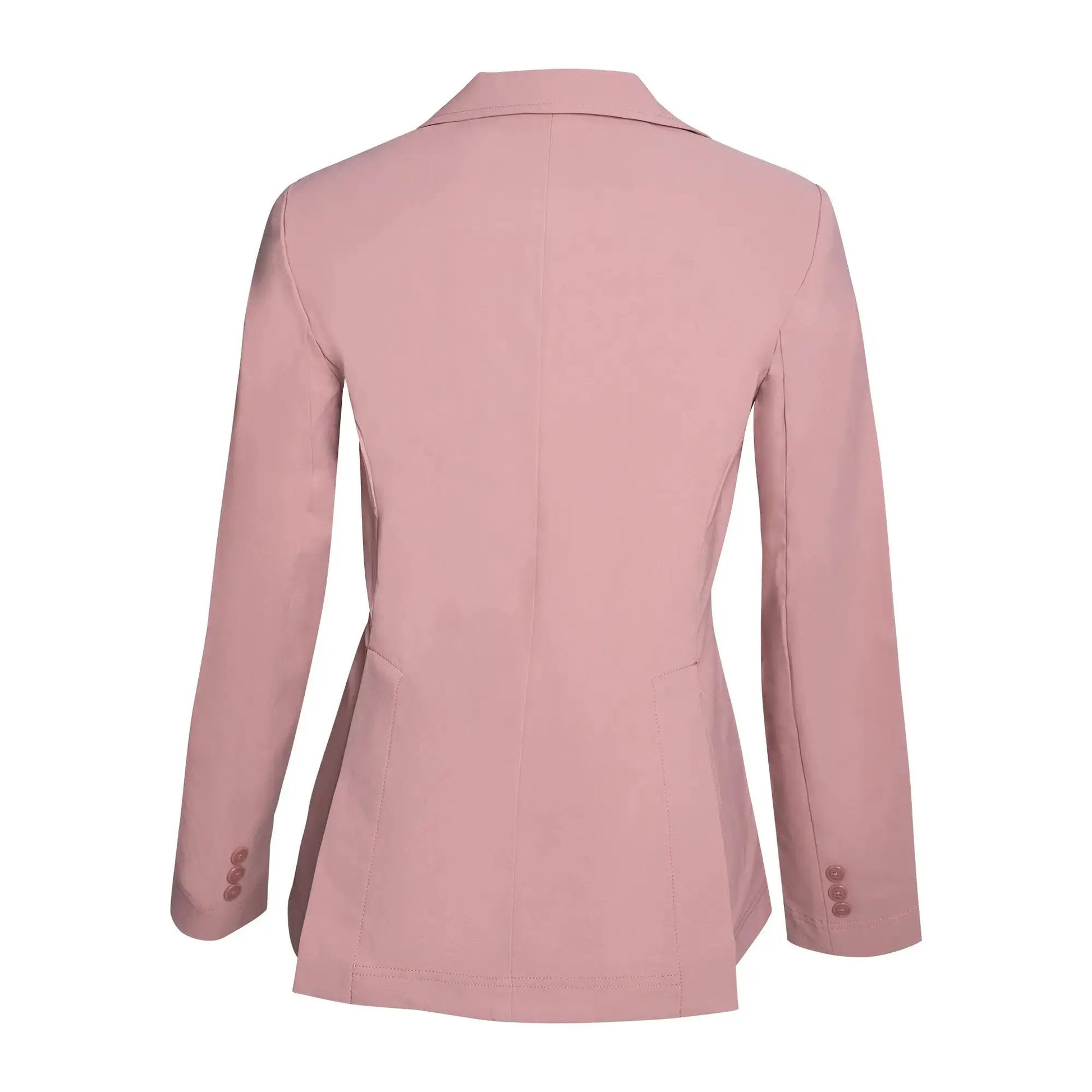Grand Prix Ladies EQJ 3 Button Show Coat NY Tech Fabric Rose by Huntley Equestrian on Tampa Home & Garden Store