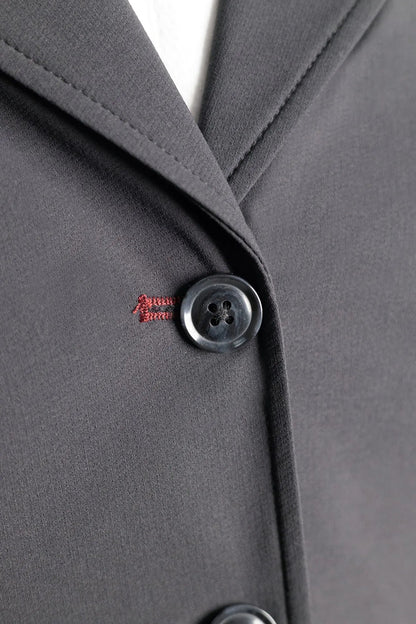 Grand Prix EQJ Ladies 3 Button, Black with Burgundy Collar