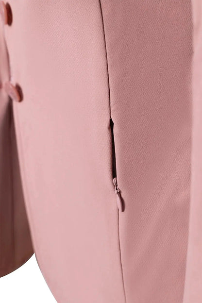 Quinn Show Jacket rose with hidden zipper closure Huntley Equestrian riding apparel on Tampa Home & Garden Store