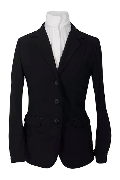 Grand Prix Saltare Dolce 3-Button Riding Show Jacket, black by Huntley Equestrian on Tampa Home & Garden Store