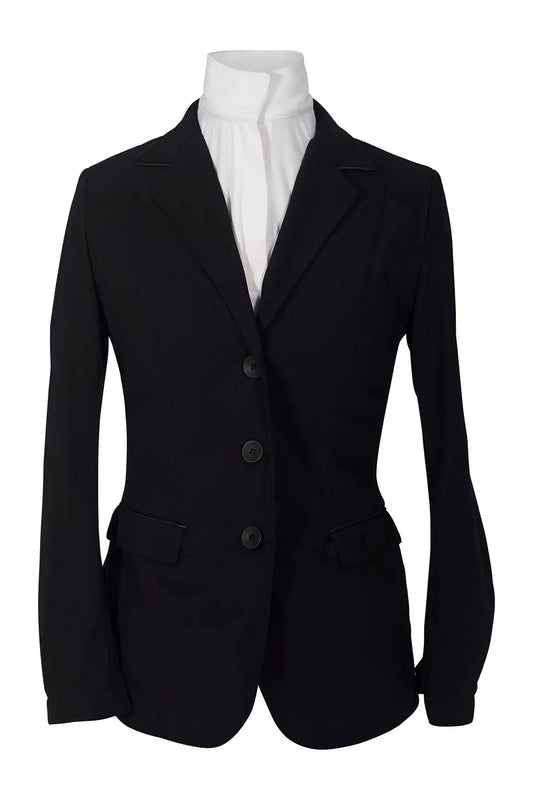 Grand Prix Saltare Dolce 3-Button Riding Show Jacket, black by Huntley Equestrian on Tampa Home & Garden Store