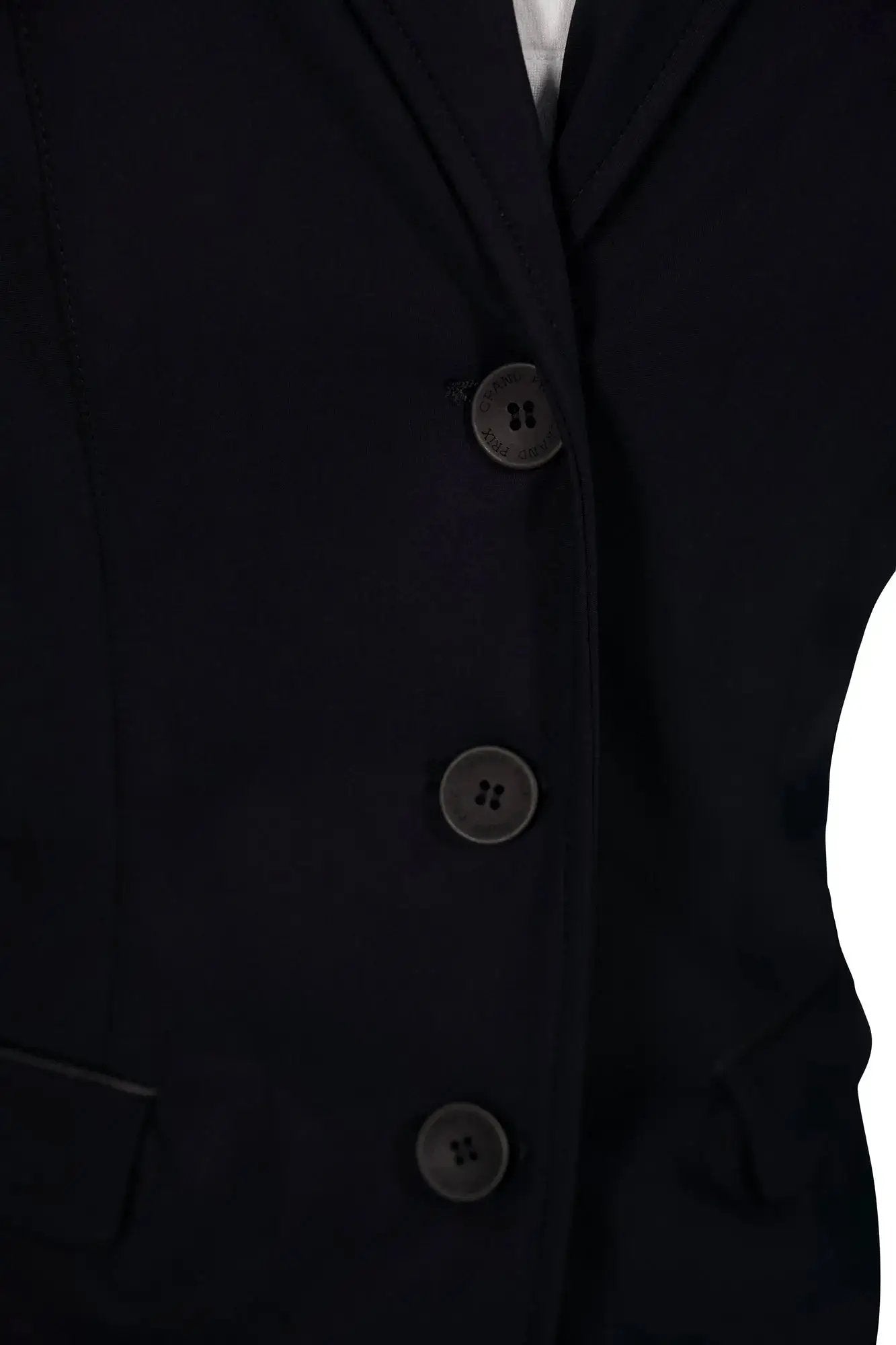 Grand Prix Saltare Dolce 3-Button riding show jacket in black Huntley Equestrian on Tampa Home & Garden Store